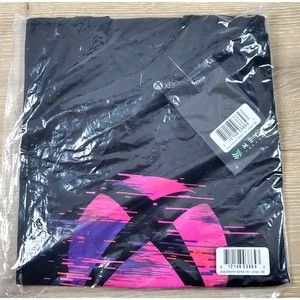 Xbox Rare Distortion Sphere Tee Logo Adult T-Shirt Gamer Sz S NWT Black Pink